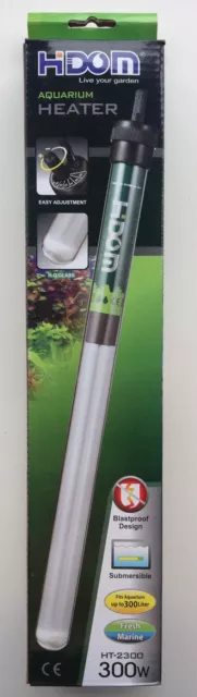 300w Aquarium Fish Tank Heater Submersible Thermostat for Tropical Tank