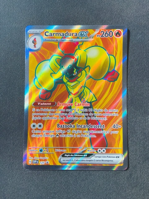 Carte Pokémon Carmadura Ex SVP125 – Ultra Rare – Écarlate Et Violet – Promo Neuve Et Originale