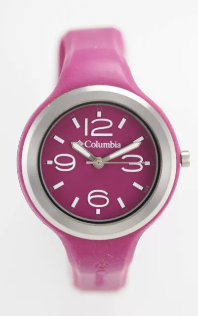 Columbia Escapade Watch CT005-550 Womens Raspberry Silicon 30m  Battery Quartz