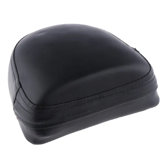 PU Leather Sissy Bar Backrest Cushion Pad For Harley VRSC 1250 Black