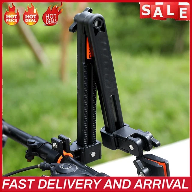 Soporte de montaje para paraguas de bicicleta para cochecito de bicicleta en silla de ruedas (naranja)