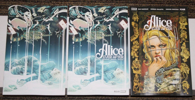 BOOM! Alice Ever After #4 THREE COVER SET - Panosian, Hans & Hans 1:25 Virgin