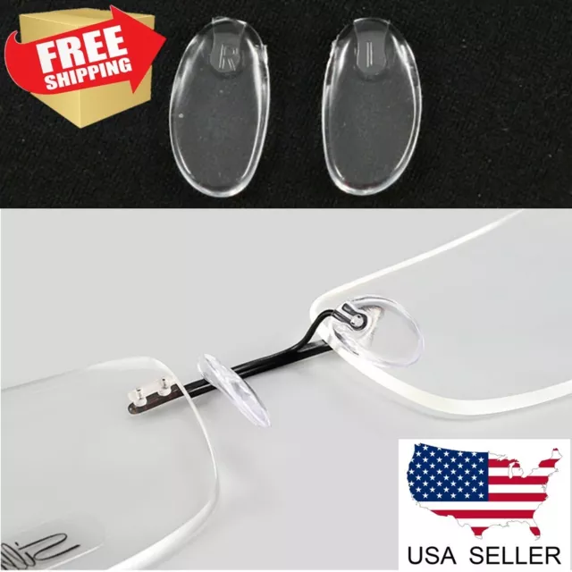 Eyeglass NOSE PADS SILICONE push on High Quality sunglasses US
