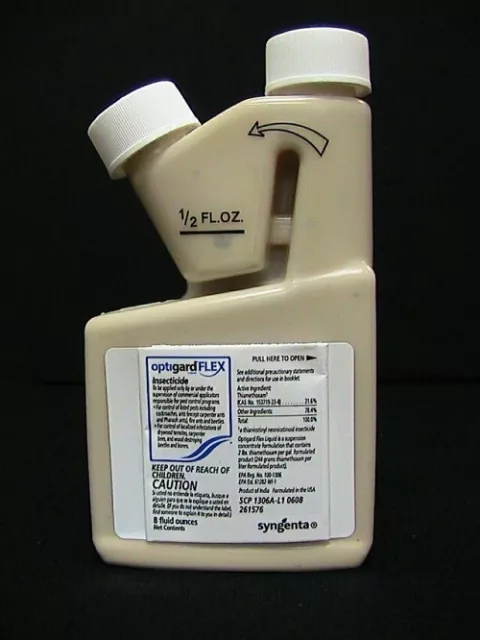 Optigard Flex Syngenta 1-8oz Container Cockroaches Silverfish Pill Bugs Termites