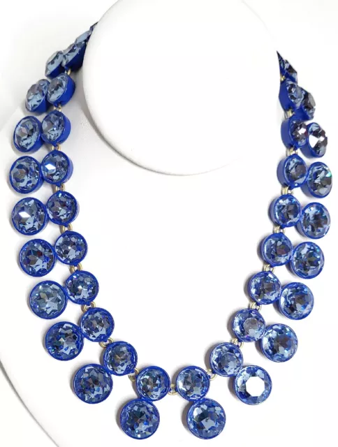 J.Crew Sparkly Double Drop Necklace Tidewater Faceted Crystals Gold Plated NWT J.Crew Sparkly Double Drop Necklace Tidewater Faceted Crystals Gold Plated NWT