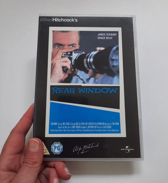 REAR WINDOW DVD 1954 Alfred Hitchcock Thriller Movie Classic w/ James Stewart £3.59 PicClick UK