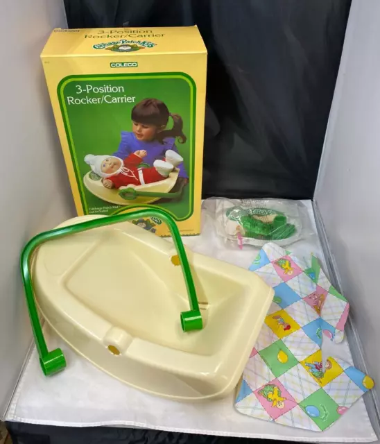 EX New Open Box 1983 Coleco Cabbage Patch Kids #3912 3-Position Rocker/Carrier