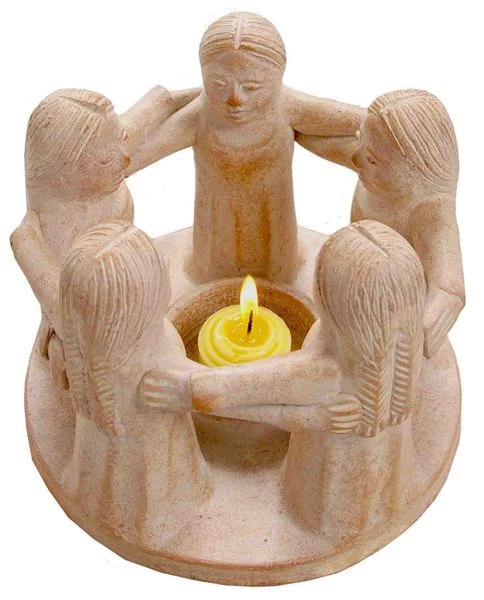 Pure Country Weavers Decke „Circle Of Friendship“ – Gewebte Baumwolldecke In Pastellfarben Mit Freundschafts-Motiv!