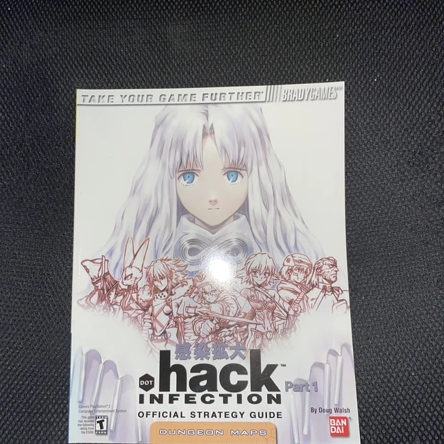 .hack Infection Part 1 Official Strategy Guide Brady Games PS2 Hack Dot
