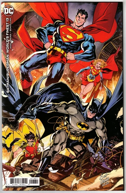 Batman Superman Worlds Finest #13 (2023)- 1:25 Fico Ossio Cardstock Variant