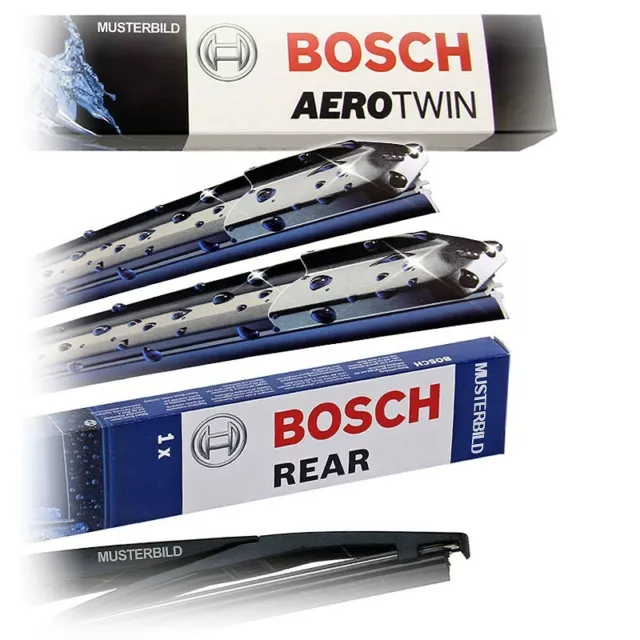 Bosch Aerotwin Scheibenwischer Ar533S +Heckwischer H380 Für Audi A3 8L 96-03