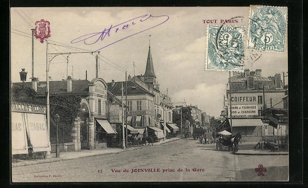 CPA Joinville-le-Pont, Gare Take 1904