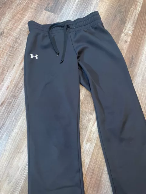 Under Armour Black SweatPants wide leg womens size small