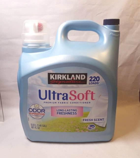 Kirkland Signature Ultra HE Liquid Fabric Softener Fresh Scent