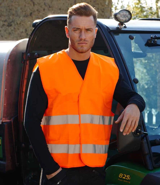 Portwest Hi-Vis gilet a due fasce C474 - Abbigliamento da lavoro leggero resistente serbatoio industriale