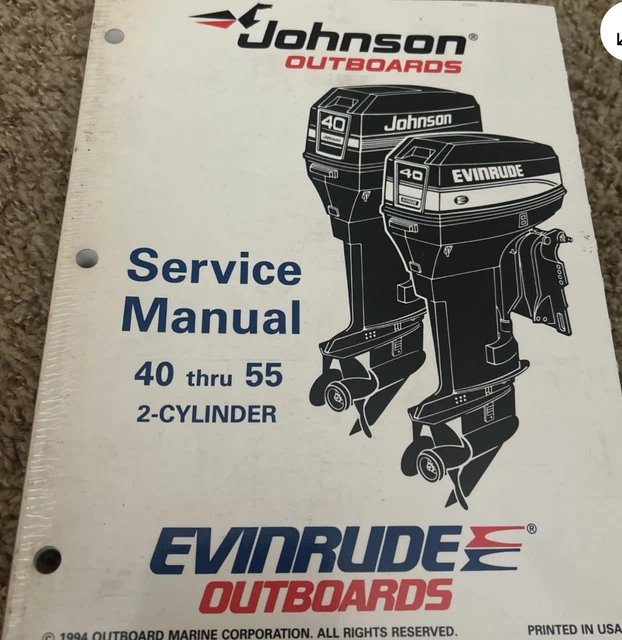OMC JOHNSON EVINRUDE 1996 Moteur Hors-Bord 2 à 8 Service Atelier Manuel EUR 22,16 - FR