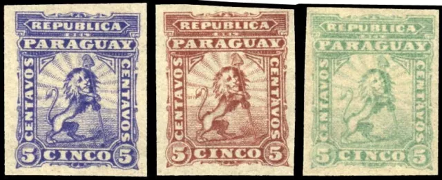 1879, Paraguay, 7 PU (3) - 1969919