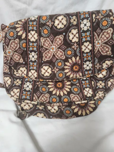 Vera Bradley Canyon Brown Crossbody Messenger Bag