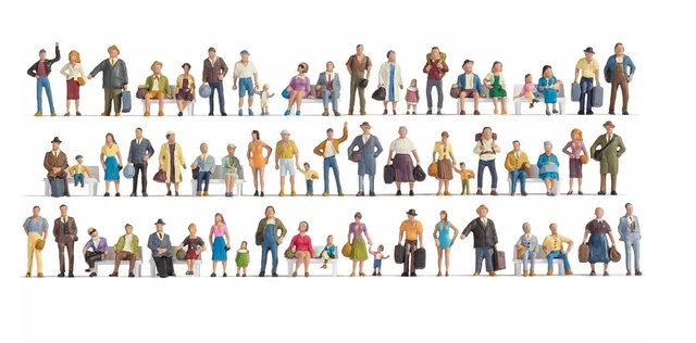 Noch H0 16070 - Mega-Ensemble Figurines Produit Neuf