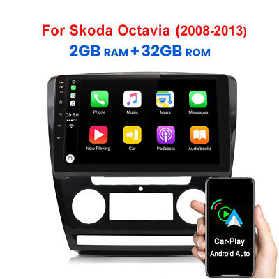 DAB per Skoda Octavia 2008-2013 10 Zoll Android Autoradio Navigatore GPS 1+16G DAB+ 