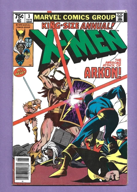 King Size Annual X-Men Vol 1 #3 1979 Marvel Comics Bronze Age Comic Book Vintage