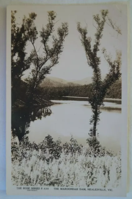 The Maroondah Dam Healesville Victoria Australia Collectable Vintage Postcard