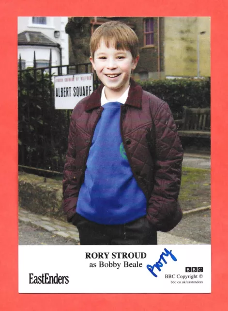 Rory Stroud as Bobby Beale Signed EastEnders Photocard