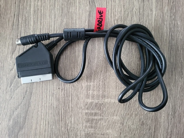 SEGA MEGADRIVE MK 1 / Master Système Pour RGB Scart TV Moniteur Câble