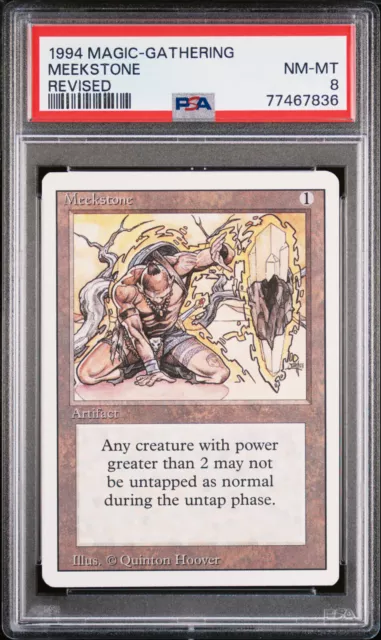 Meekstone/Revised (3rd) Edition! PSA 8 Pop 1 ✨Vintage MTG 1994✨ Rare Artifact!