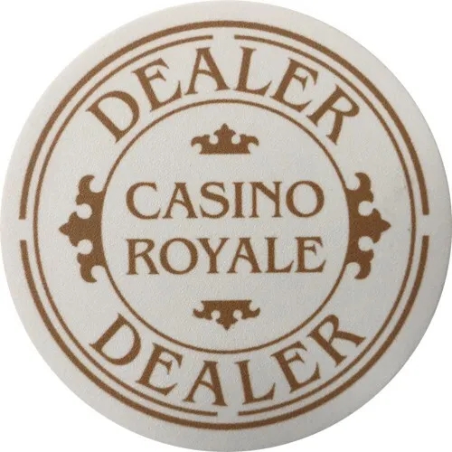 Casino Royale James Bond Poker Dealer Button