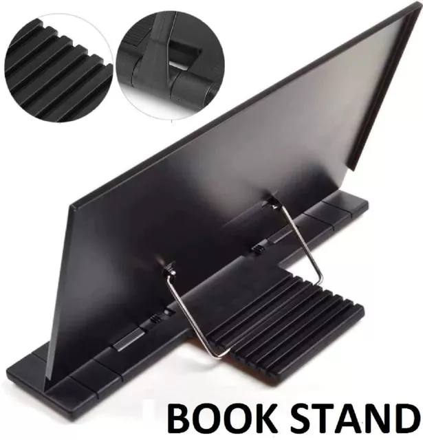 Tilt Adjustable Portable Book Document Steel Stand Reading Desk Holder Bookstand