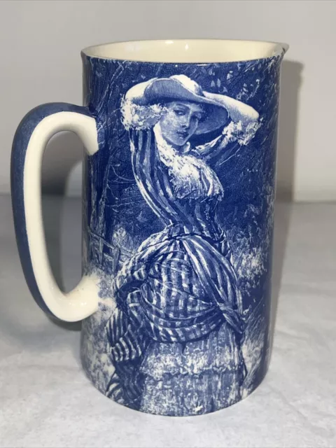 Staffordshire Blue “Heron Cross Pottery” Pitcher Very Nice!!