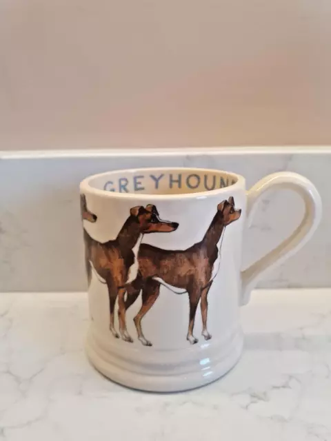 Emma Bridgewater Greyhound Half Pint Mug - Discontinued, Rare, Vintage, Dog