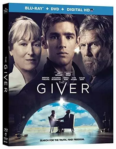 The Giver (Blu-ray + DVD + Digital HD) - Blu-ray - VERY GOOD