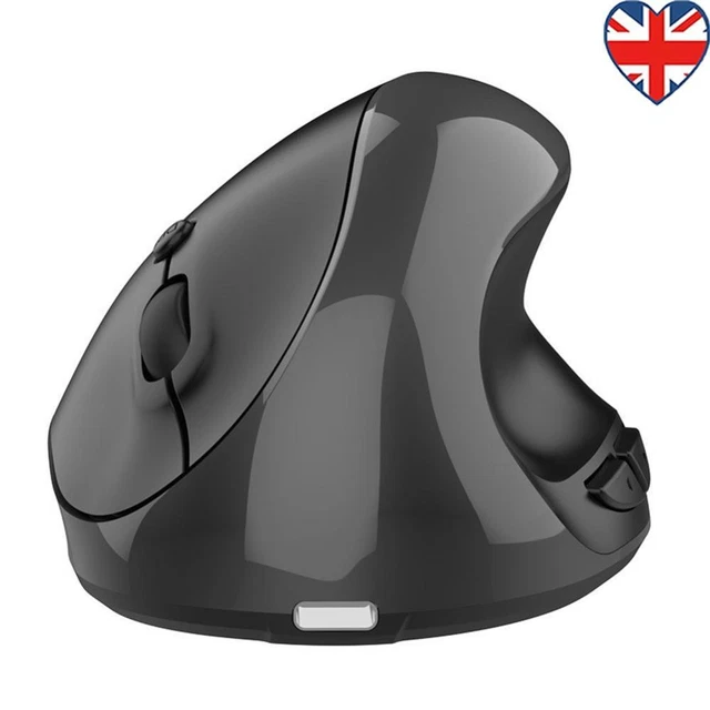 2.4G VERTICAL WIRELESS Mouse Rechargeable Ergonomic Mouse w/ USB ...