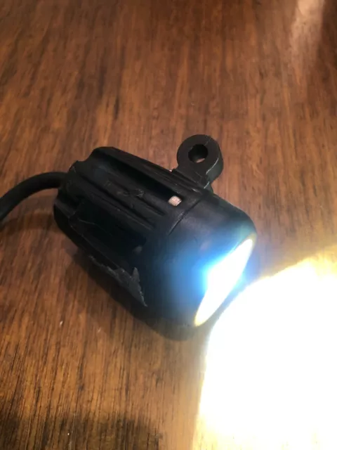 AS IS - Denali Black DM LED Light Pod - damaged - with new pigtail, bracket, len
