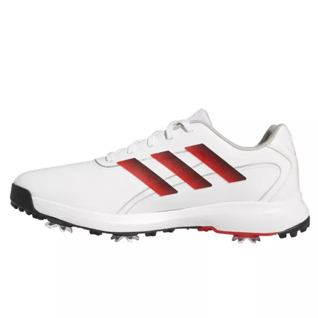 NEW Adidas Mens Traxion Lite Max Golf Shoes White / Red / Black -Pick Size