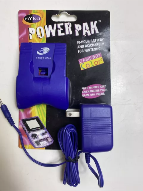 New-Old-Stock NYKO Power Pak Gameboy Color Includes Battery + Charger