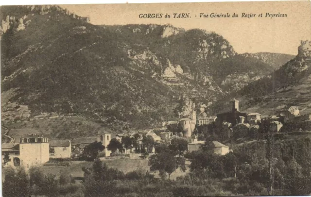 CPA Gorges du Tarn - Vue générale de ROZIER et PEYRELEAU (161280)