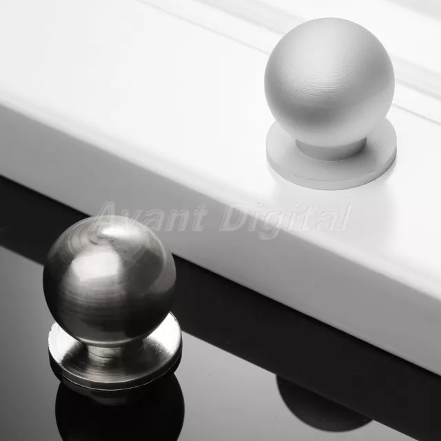 Round Ball Alloy Handle Cabinet Dresser Drawer Wardrobe Cupboard Door Pull Knobs