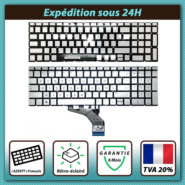 Clavier AZERTY Original HP Pour Envy 17-bw0010nf - Neuf, Fabrication Française