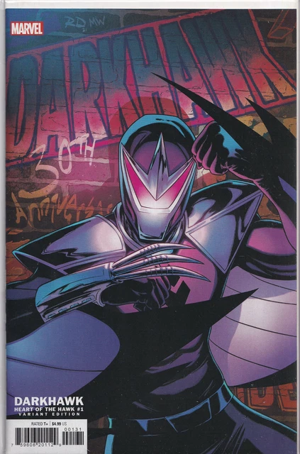 DARKHAWK: HEART OF THE HAWK #1 (DAUTERMAN VARIANT) COMIC BOOK ~ Marvel Comics