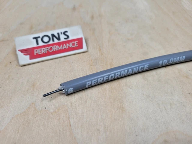 TON'S PERFORMANCE 10MM Gray silicone Spiral Core Spark plug wire By the ...