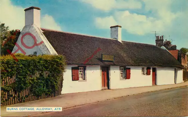 Picture Postcard::Ayr, Alloway, Burns Cottage