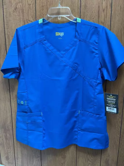 Nwt Wonderwink Scrub Set - Royal - Large - 6308 Top/5308 Pant
