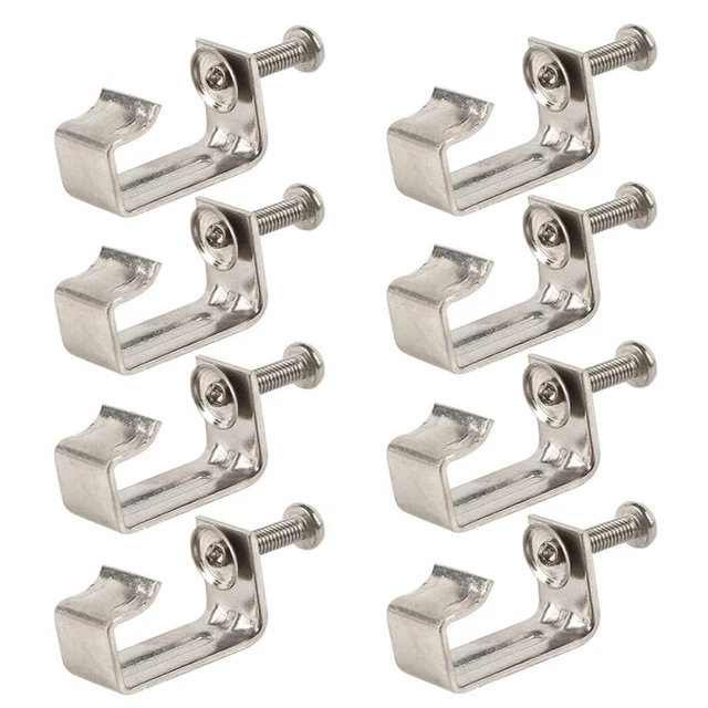8 PCS Cable Tray Clamp Cable Tray Holder Clamp Desk Cable Tray Clamp Cable Clamp