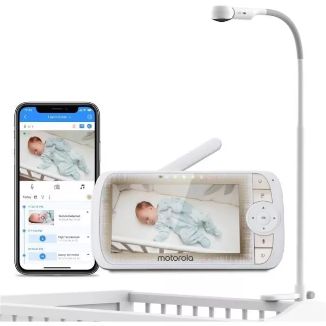 Ecoute bébé VM 65 CONNECT 2EN1 WIFI SUR TEL + VIDEO ECRAN 5 avec pied LIT  VI...