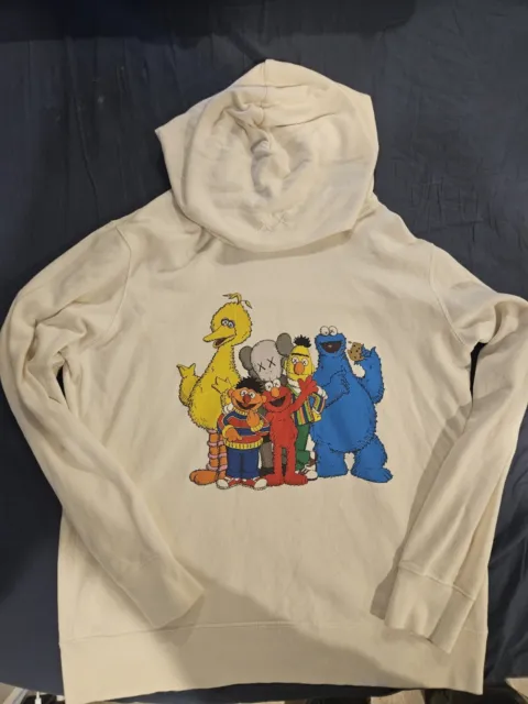 Uniqlo x KAWS x Sesame Street Men's Hoodie Size Large