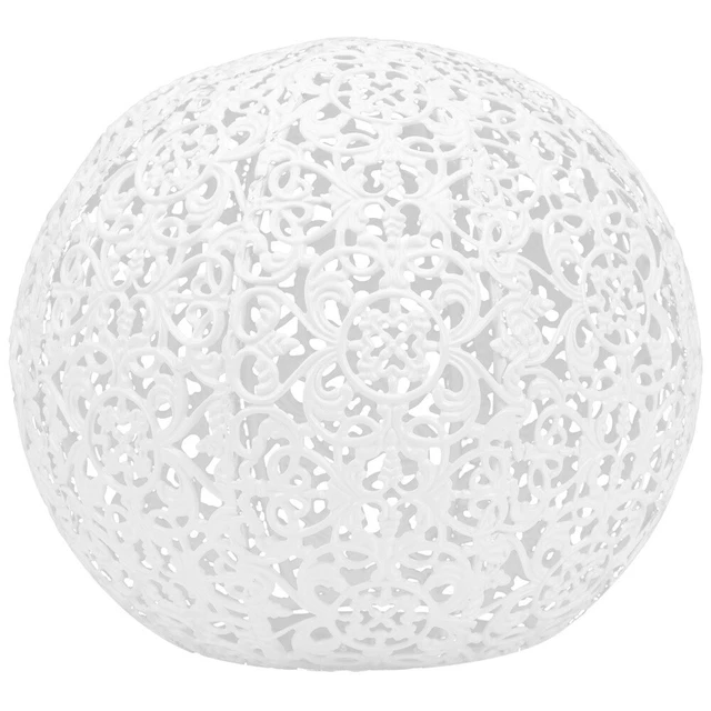 Housoutil Paralume In Lino Rosa A Forma Di Tamburo 17x17x13 Cm Per Lampade Da Tavolo, Lampadari E Pareti - Copertura In Tessuto Con Telaio In Ferro