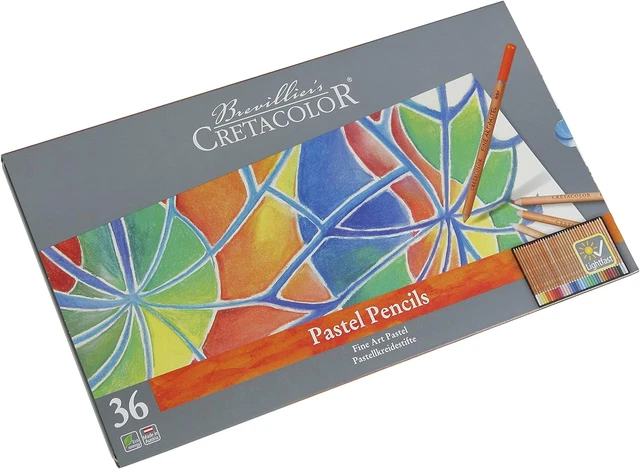 Juego de lápices pastel de bellas artes, juego de 36, multi